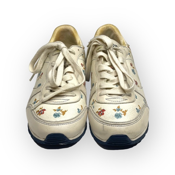 Coach ✽ C142 Runner Running Shoes Sneakers ✽ Chalk Tossed Rose Print ✽ 8.5M ✽ - Picture 8 of 16